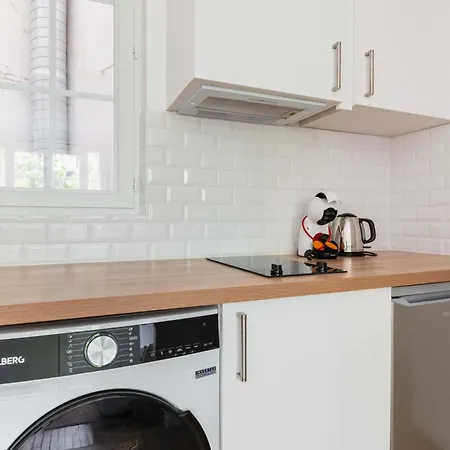 2 Pieces Fonctionnel Metro Jaures - 19 - 4p - Flat-guest Apartment